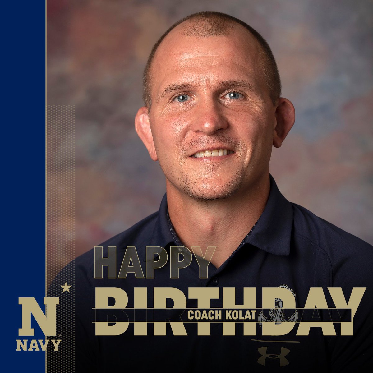 Join us in wishing Coach Kolat a happy birthday! 

#GoNavy⚓️ x #WinTheBattle