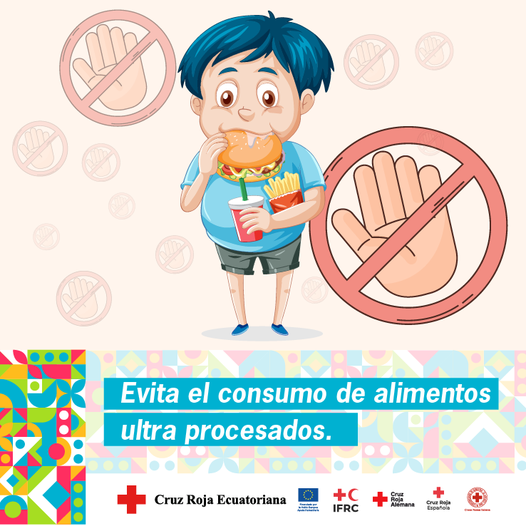 cruzrojaecuador's tweet photo. #TeQueremosSano ❤️

La mala nutrición es una de las principales causas de patologías y problemas de salud. En esta mala nutrición tienen un peso importante los alimentos procesados.  

👉Este tipo de alimentos contienen altas cantidades de grasas, azúcares y sal agregadas. https://t.co/YbpZ6tntS6