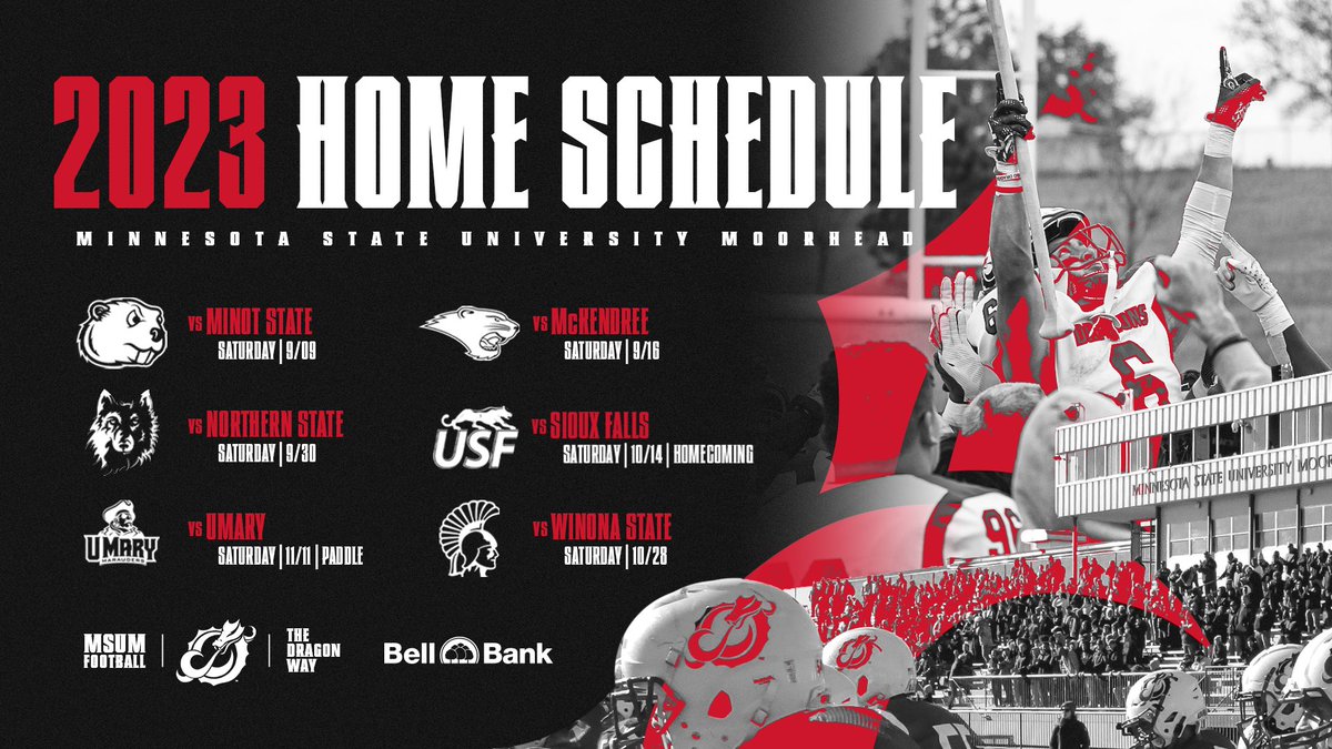 2023 Season will be here before we know it! Looking forward to seeing #DragonNation at our Home Games this fall!! 

#FindAWay
