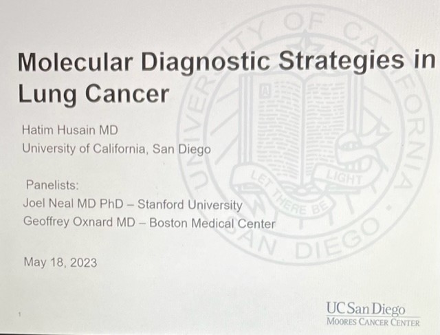 Lung Cancer Webinar moderated by @hatimhusainMD and discussants @JoelNealMD @standfordMed and @geoff_oxnard #BostonMedCenter on #MolecularDiagnostics in #NSCLC liquid and Tissue NGS. Sponsored by @AstraZenecaUS
View here youtu.be/UzVVOiDsWqA