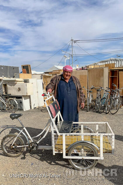 “There were only a few bicycles when we first came here... Now the camp is full of bicycles.”

As a #FriendofRoadSafety, UNHCR is proud to support refugees like Abu Ahmed, working for safer, greener & healthier mobility to create a better future for all. 

#RethinkMobility