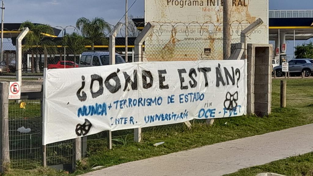 affurosce's tweet photo. ¿Dónde están? Nunca más terrorismo de Estado. Intergremial Universitaria FVTE PIM OSCE https://t.co/TkPWuCVIrD