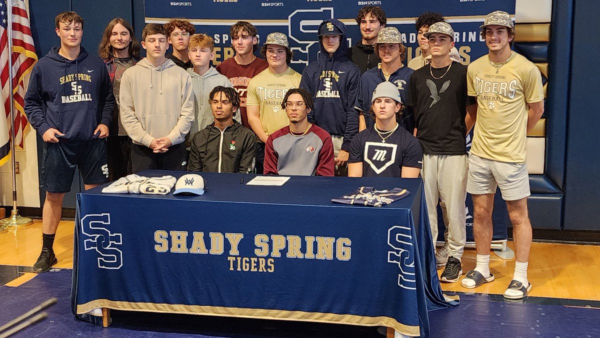Congratulations to Shady Spring ace Cam Manns who made it official today, signing a National Letter of Intent to play baseball at Fairmont State University #wvprepbase