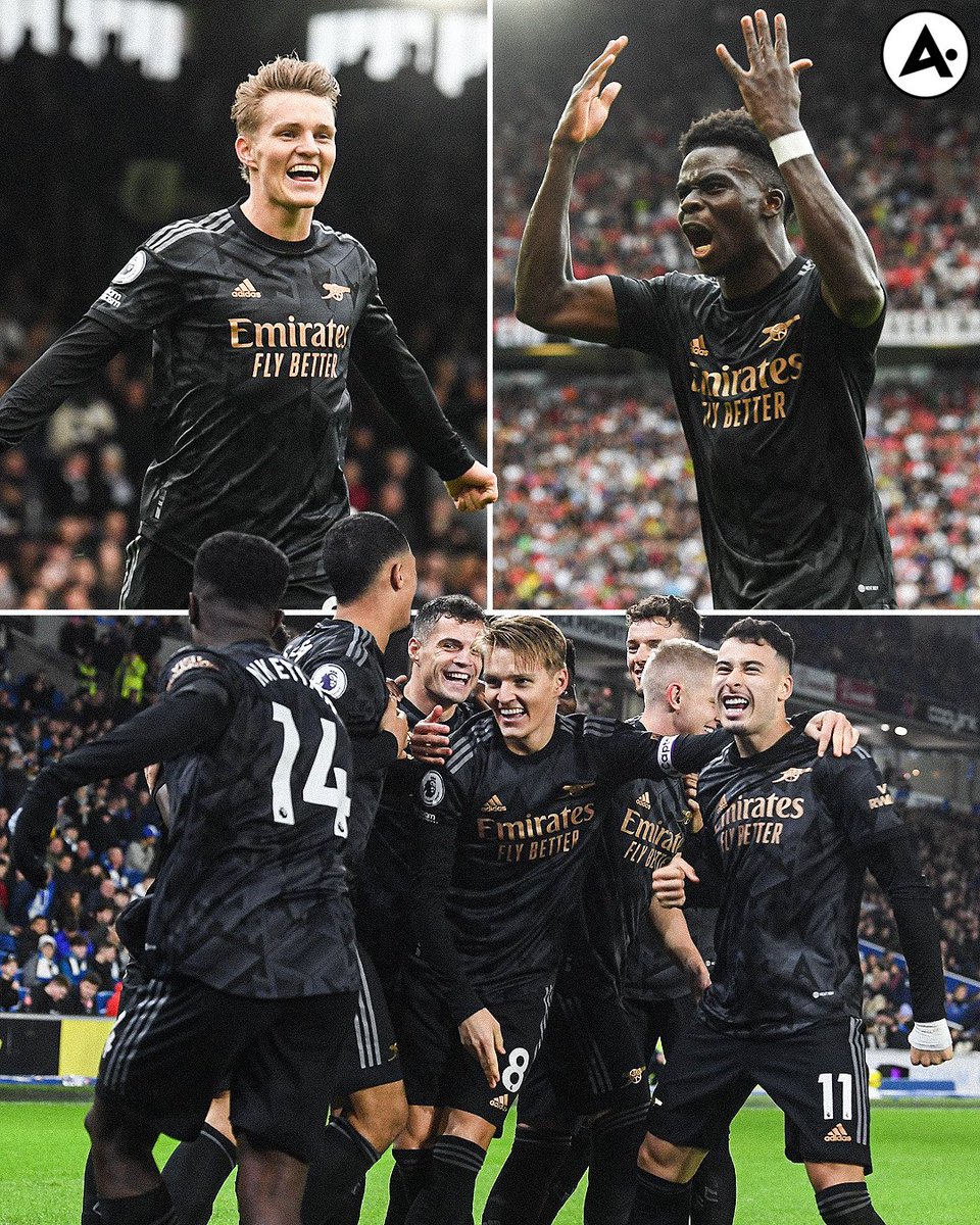 Tomorrow, Arsenal will wear for the last time this season this away kit. 🥹🖤

How beautiful was this kit 🤩