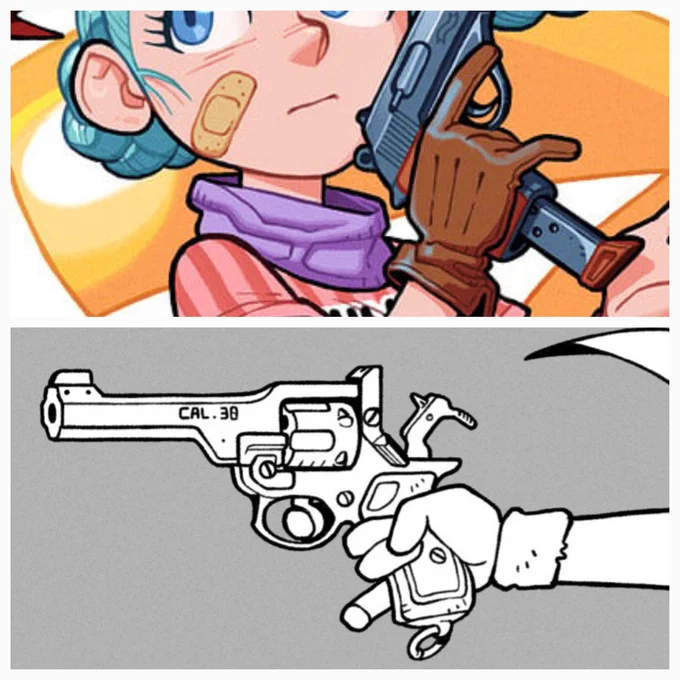 Drawing a hand holding a gun? Boring. Drawing it with the PINKY OUT? NOW we're cookin' 👌