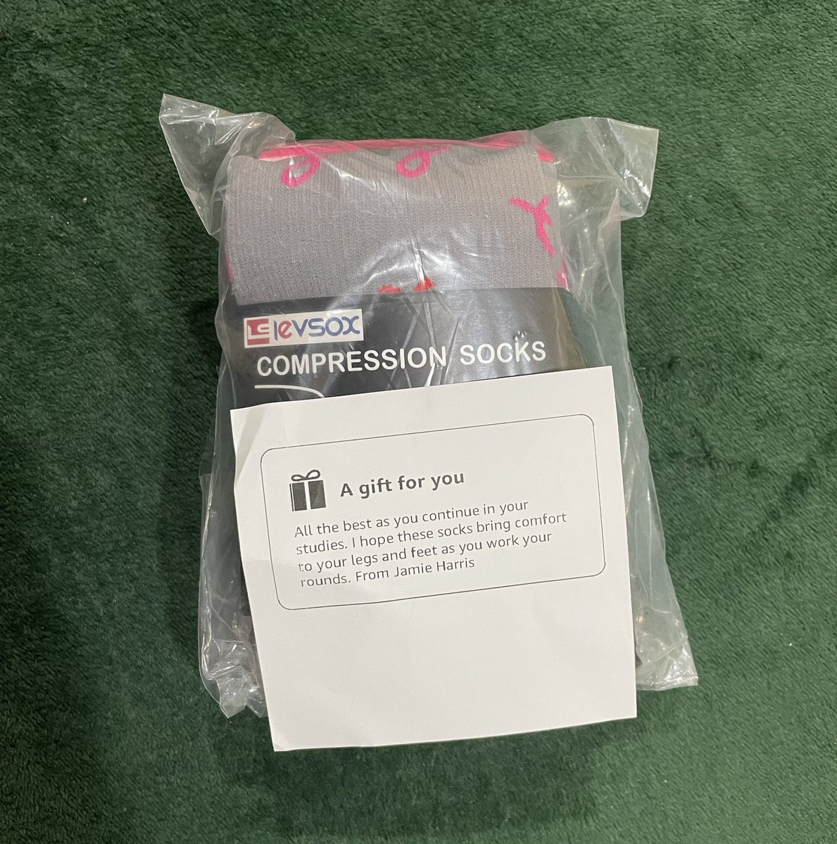 Thank you Jamie Harris!! I’m actually super excited to wear these socks 🤭😂