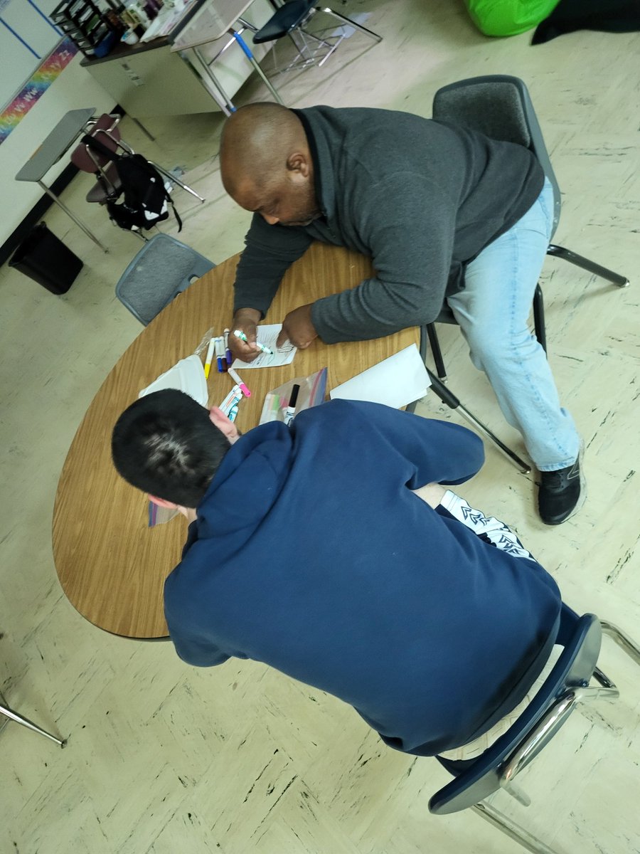 JBHC_HCS's tweet photo. Making connections with PBIS. Students and staff enjoyed spending one-on-one time w/ each other. We talked, enjoyed #collaborativedrawing, &amp; made yummy desserts #PBIS @JBHC_HCS @HenryCountyBOE @LearnInHenry @Shille_E https://t.co/KFVjHvzfnK