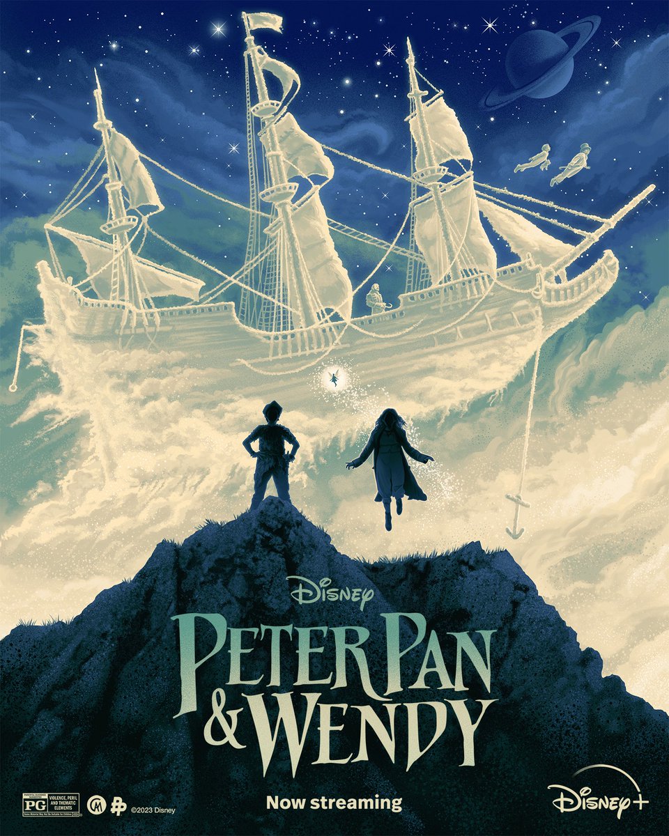 Check out this art inspired by #PeterPanAndWendy. 💫 (1/6)

🎨: @camartinart