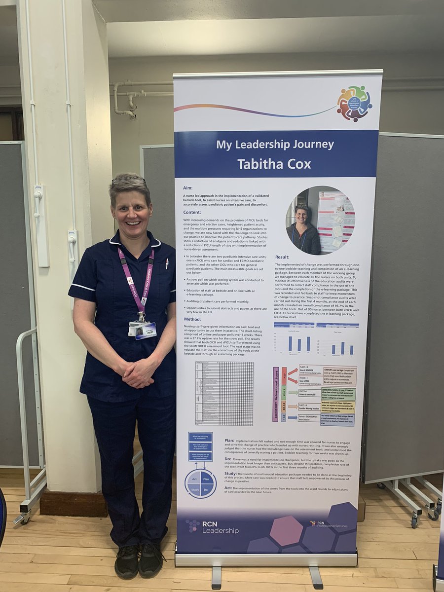 Super proud of Emma and Tab for completing the RCN clinical leadership programme. Their displays were excellent and they have worked so hard. You are both super stars ⭐️ @LeicChildHosp @ChildrensLeics