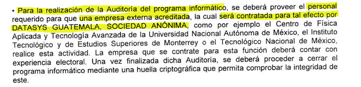 alexpatriotagt's tweet photo. 🇬🇹📷#EleccionesGT El

@TSEGuatemala acordó con la empresa Guatemalteca #DataSys y la empresa Mexicana #PoderNet quienes proveerán el Sistema Informático Electoral a que ellos decidan el ente que auditará SU PROPIO SISTEMA INFORMÁTICO!  

Sugieren que sean entes Mexicanos quienes auditen un sistema de origen Mexicano!  

No creen que los Guatemaltecos deberíamos ser quienes auditen el sistema de los Mexicanos?

@Guate_Inmortal_ @guatevisible @prensa_libre @CanalAntigua @AztecaGuate @EmisorasUnidas @Karigonro @veacanal1 @FCTGuatemala @RealRodrigoPolo @shecht6 @Senalaguate