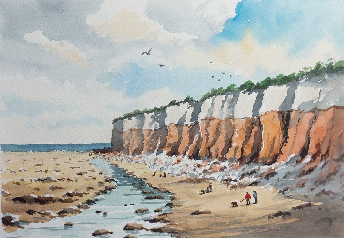 Three watercolours painted during a recent trip to the North Norfolk coast. Cley Mill, Hunstanton Cliff's and Hunstanton Lighthouse. #colinsteedart1 #norfolk #Norwich #nelson #northnorfolkcoast colinsteedart.com