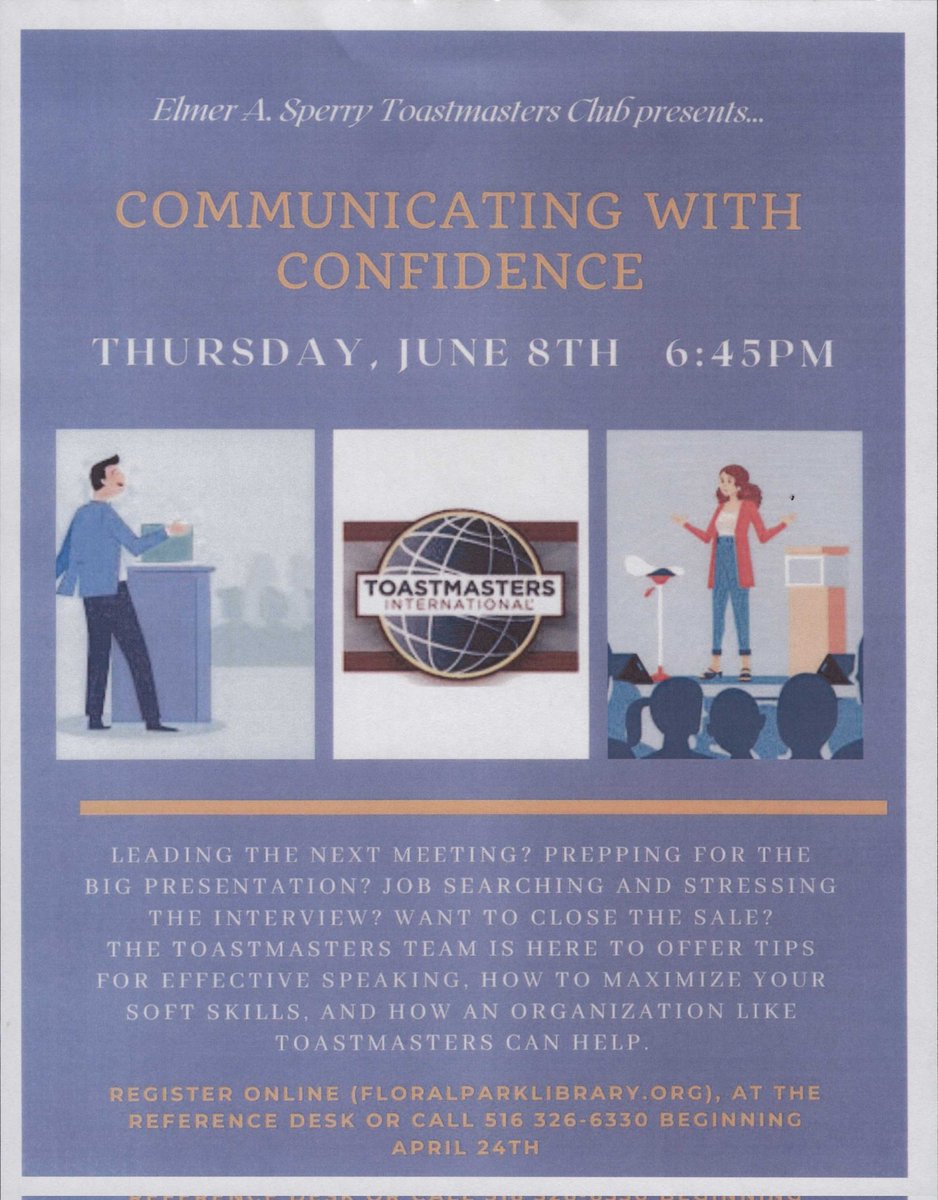 FPLibrary17's tweet image. Check out some new and exciting programs at the Floral Park Public Library! Visit our website for more information, and sign up.. Or call us at 516-326-6330.