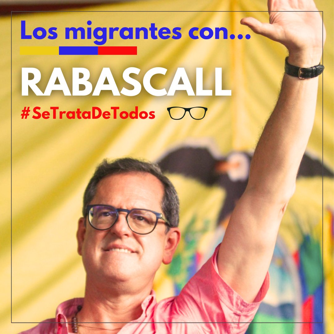 Ya son 3 años, que los migrantes empezamos a compartir con <a href="/rabascallcarlos/">Carlos Rabascall</a> su visión de país. Su transparencia y compromiso; el hablar con la verdad son su mejor carta de presentación. Dijo que nunca nos abandonaría y siempre lo ha cumplido. Por eso te apoyamos #SeTrataDeTodos