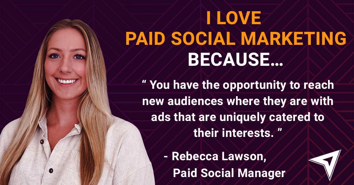 avx_digital's tweet photo. Rebecca plays a critical role on our team, managing paid social campaigns. But it's not just her expertise that we appreciate - it's also her passion for her work!
When we asked Rebecca why she loves paid social, this is what she had to say...💜

#AVXDigital #PaidSocial #Campaign https://t.co/9M5PQkd1jt