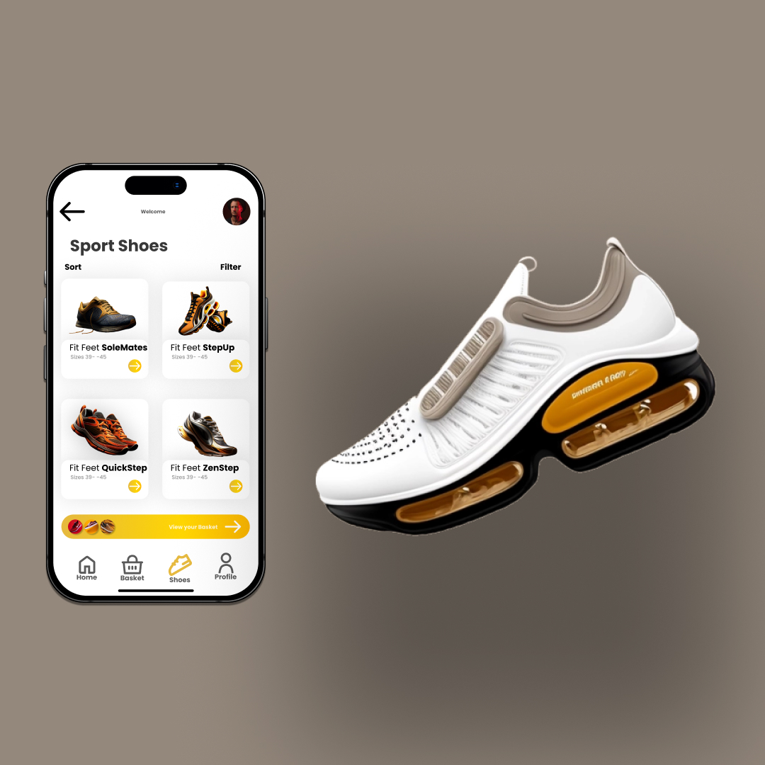 Avoid_Design's tweet image. Today I made an app design for a shoe shop.👟🛍️ As usual I have done it in Figma.👨‍💻 I hope you like it.😊 See you next time.👋