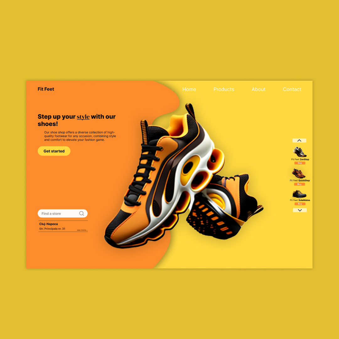 Avoid_Design's tweet image. Today I made a web design for a shoe shop named FitFeet for which I previously made an app design(go and check it out).👟🛍️ As usual I have done it in Figma.👨‍💻 I hope you like it.😊 See you next week.👋