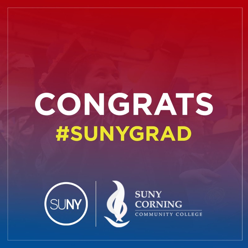 SUNY's tweet photo. Congratulations to the #Classof2023 at @SUNY_Corning! Good luck on all your future journeys as a proud #SUNYGrad. https://t.co/pTHBAbPtRc