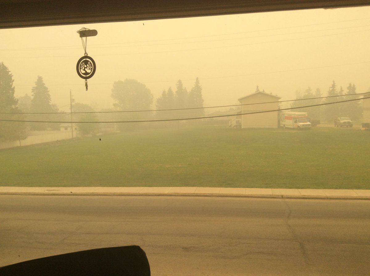 12:35 pm very Smokey in Fort St. John BC