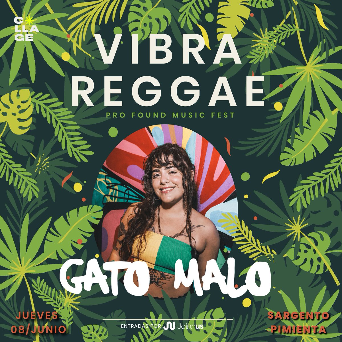 gatomalobadcat's tweet photo. Lxs invito a este profondos que estoy haciendo por la salud de mi viejito. Vamos a presentarnos con @Pochi_TierraSur , @semillasreggae y mi proyecto 𝕲𝖆𝖙𝖔 𝕸𝖆𝖑𝖔(+ banda completa) en el Sargento Pimienta este 8 de junio 💚💛❤️

ENTRADAS AQUÍ!!! 👇👇👇
https://t.co/Be9reKitYB https://t.co/6GuxQSWjwU