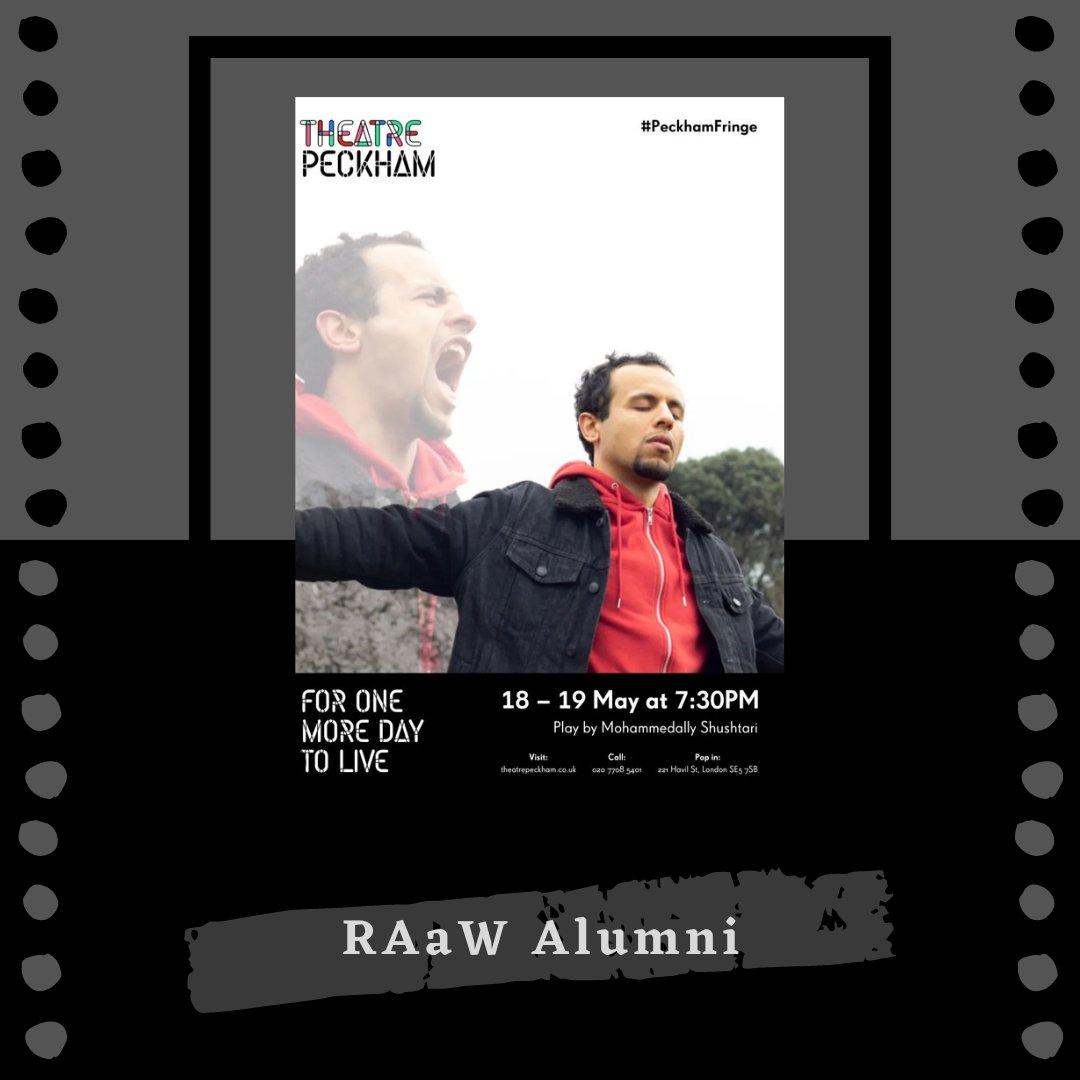 Quick! Last chance to see For One More Day To Live at <a href="/TheatrePeckham/">Theatre Peckham</a> tonight!

Good luck to everyone involved!

Shout out to our fabulous alumni Tobi King Bakare (Producer) and <a href="/officiallymally/">officiallymalachi</a> (Producer and Mr Devil)

 #Theatre