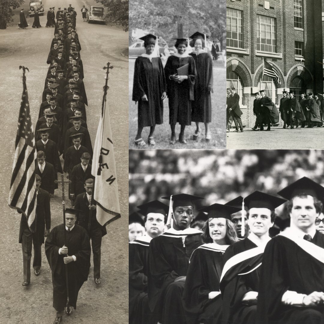 Library_PC's tweet image. Congratulations @ProvidenceCol Class of 2023!!!
Take a look back at some images from past graduations! Graphics adapted from a student-curated exhibit, up now on the library&apos;s 2nd floor. Check it out while in town for the celebrations! 

#Archives #PCArchives #CollegeHistory