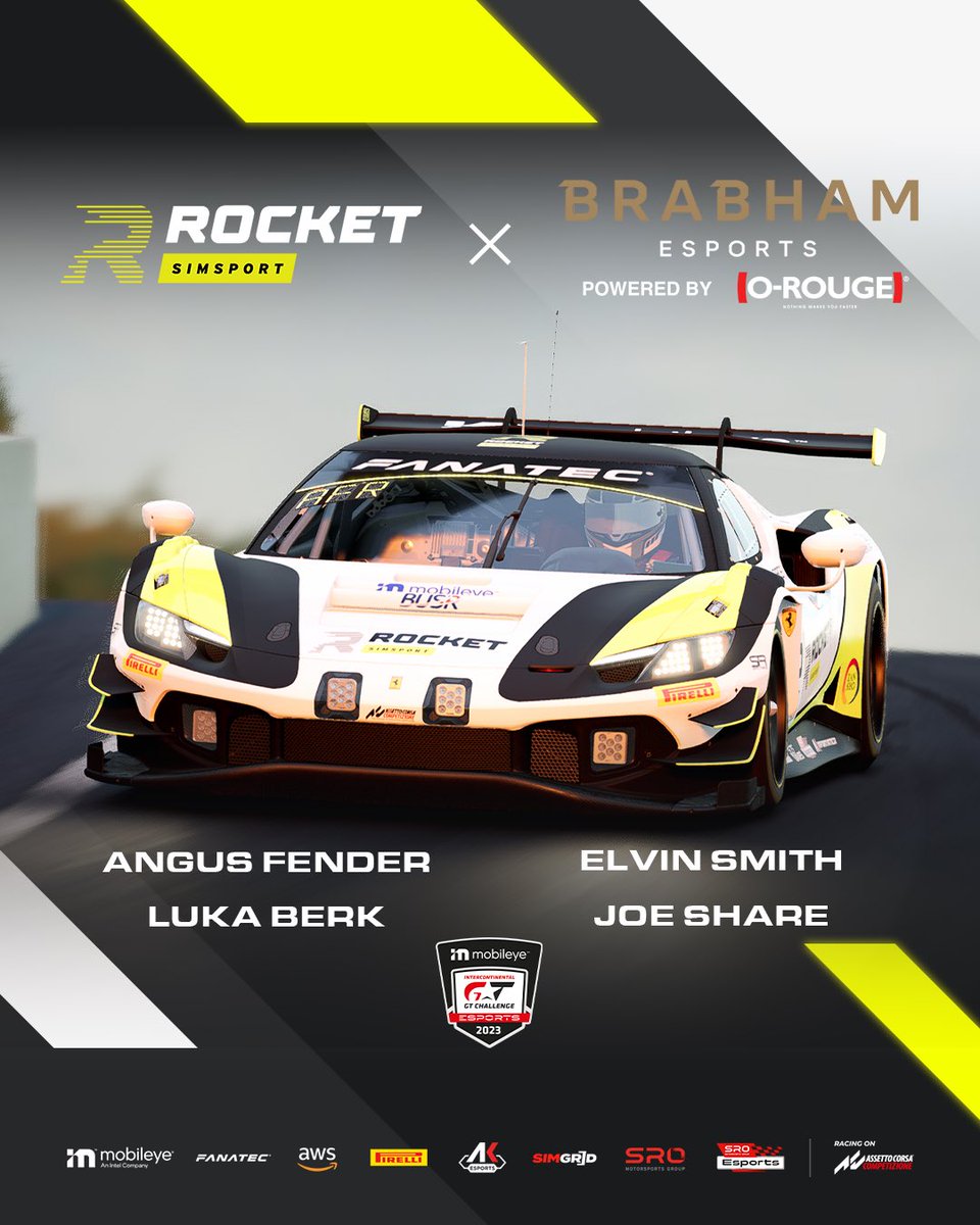 We are back in the @sroesports IGTC Endurance series and have joined forces with @brabhamesports powered by @orougesimgear #12hoursBathurst 

YT link:
youtube.com/live/j82H-3axC…

#simracing #racing #rocket #igtc #sroesports #sro #motorsports #team #brabham #orouge