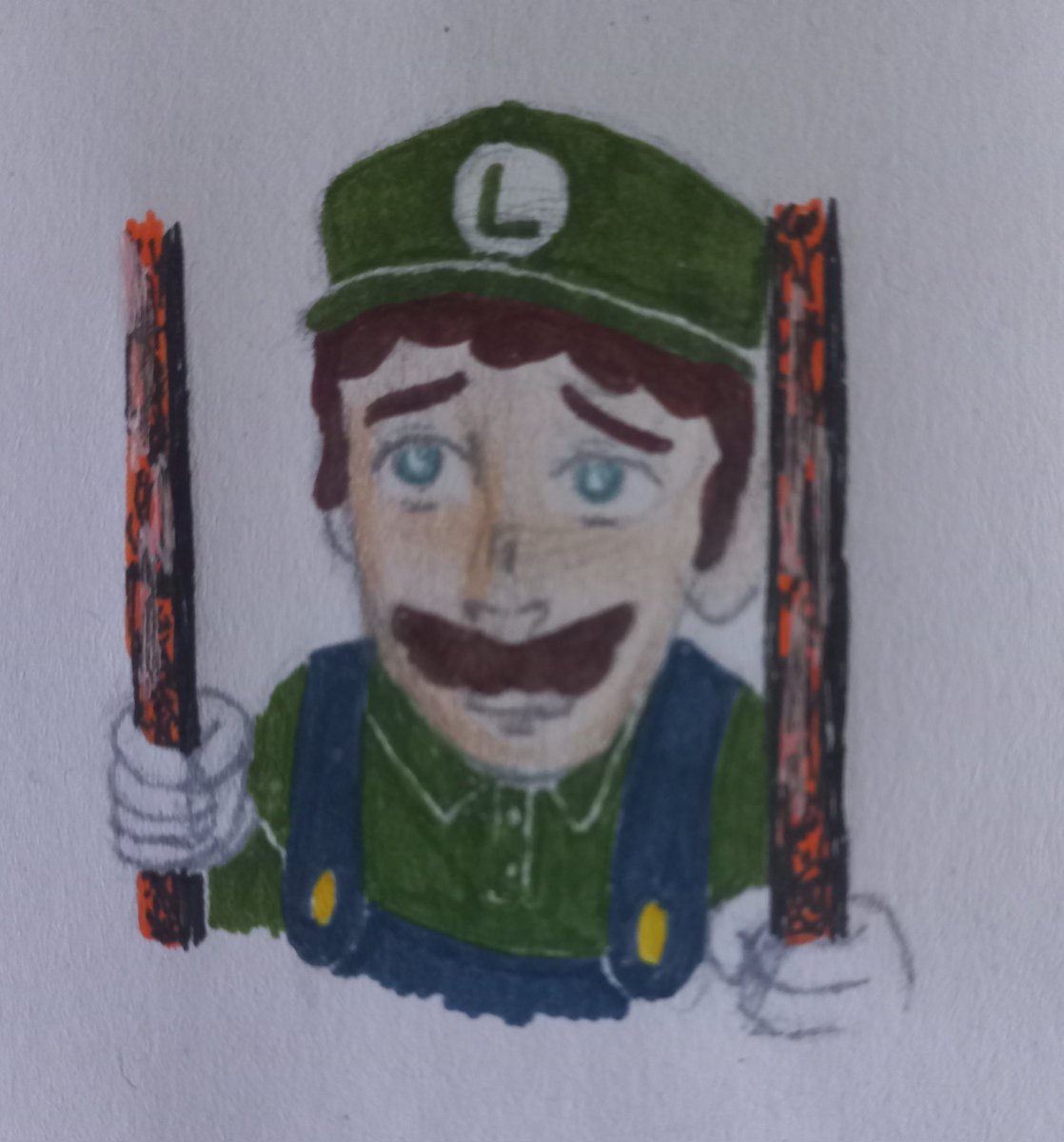 Azure_Owl__'s tweet photo. Throwback to when the Mario movie finally came out and my hyperfixation for Luigi grew up exponentially https://t.co/7llL638IFc