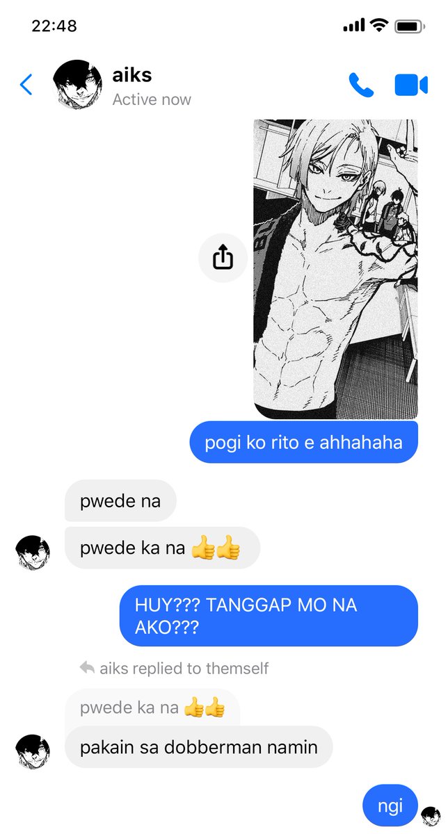 isagics's tweet photo. aiks and kai's convo https://t.co/CuAIc1SbdF
