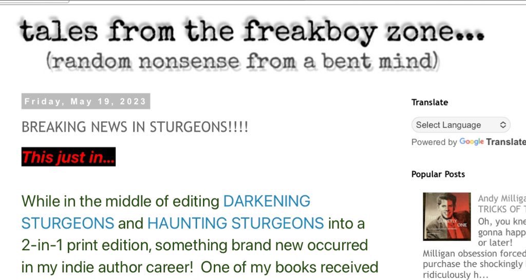 JLH_Collective's tweet photo. BREAKING NEWS IN STURGEONS!!!!
A new post where I blog about a new low that may be a new high! 🤓
#Breaking_News
#ThisJustIn
#AmazonRating
#NewLow
#NewHigh
#Readingcommunity
#WritingCommunity
https://t.co/w4djAgbpWV https://t.co/hxht6GZIVO