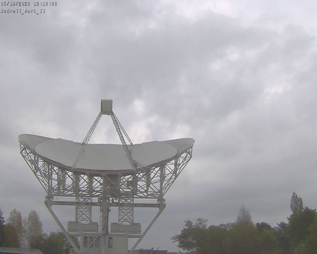 15:12:57 UTC. Now observing the young glitching pulsar PSR J0631+1036 with the Mark II telescope.

Rotation period: 0.3 s
Age: 44 kYr
Distance: 2.1 kpc