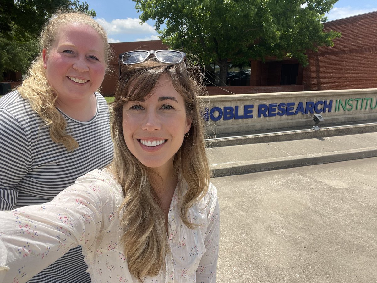 You know those people who are the GLUE that holds a collaborative project together? Micaela, one of our regional proj managers, is one of those people. So fun to meet in person at the <a href="/nobleresinst/">Noble Research ...</a> campus in OK in between rancher interviews!!