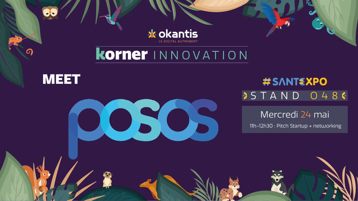 🚨 #PitchSartup <a href="/parisSANTEXPO/">SantExpo</a>
Découvrez <a href="/posos_tech/">Posos</a>, la solution complète de sécurisation du circuit du médicament qui fait gagner du temps à tous les acteurs de la prescription.
 🗓️ 24/03 - 11h  - Stand #O48 <a href="/GIPOkantis/">Okantis</a>
🚩 buff.ly/41NOACA
