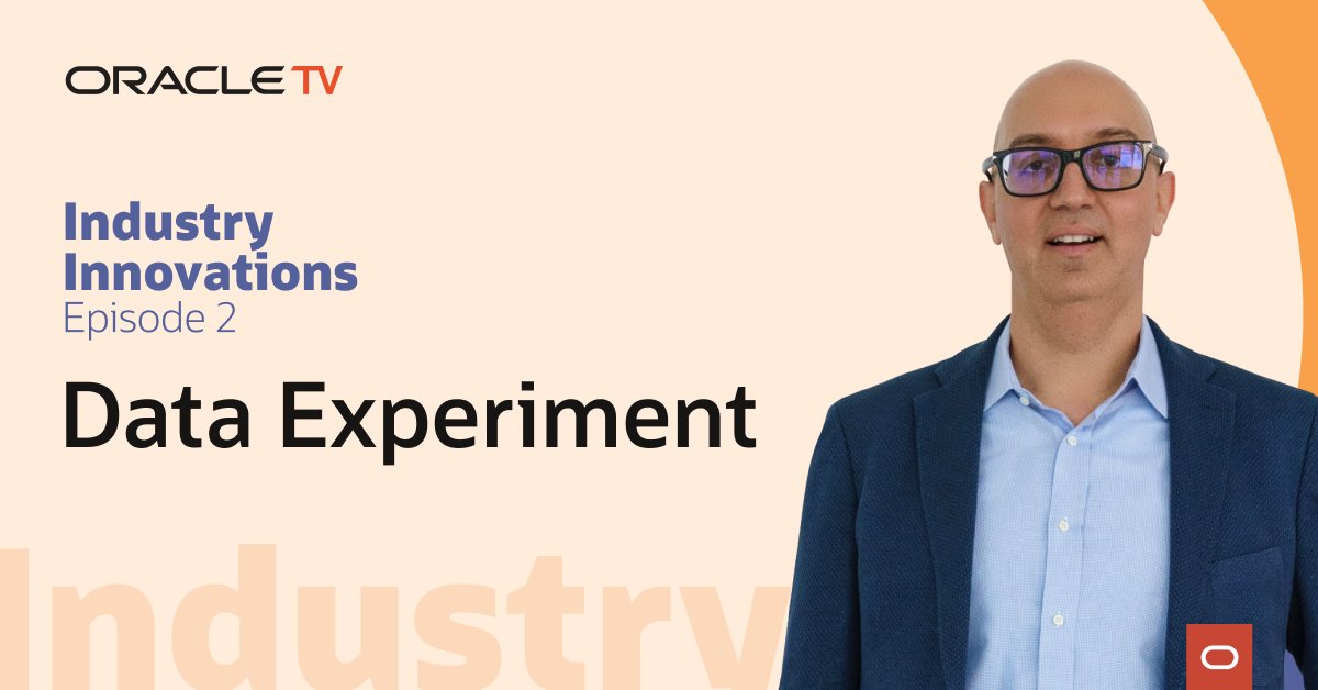 Fly autonomous drones and hear the results of a first-of-its-kind reality mapping experiment in the next episode of Industry Innovations with <a href="/Oracle/">Oracle</a>'s VP of Innovation, @BurcinTech: social.ora.cl/6015OcdPc