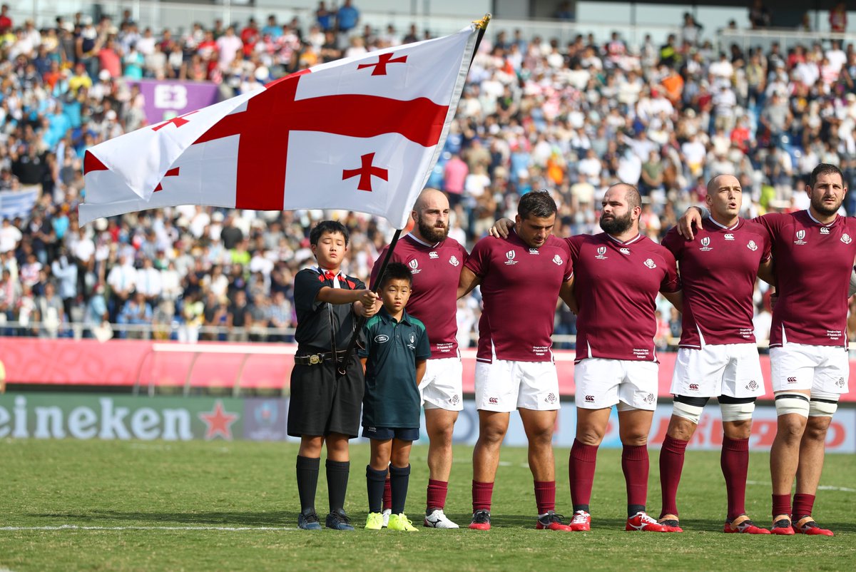 Rugby World Cup France 2023 (@france2023) on Twitter photo LELOS DAY 🇬🇪
Aujourd’hui nous célébrons la fête nationale de <a href="/GeorgianRugby/">Georgian Rugby</a>💪
---
Today we celebrate the national holiday of Georgia 💪
#RWC2023 | #rugby LELOS DAY 🇬🇪
Aujourd’hui nous célébrons la fête nationale de <a href="/GeorgianRugby/">Georgian Rugby</a>💪
---
Today we celebrate the national holiday of Georgia 💪
#RWC2023 | #rugby