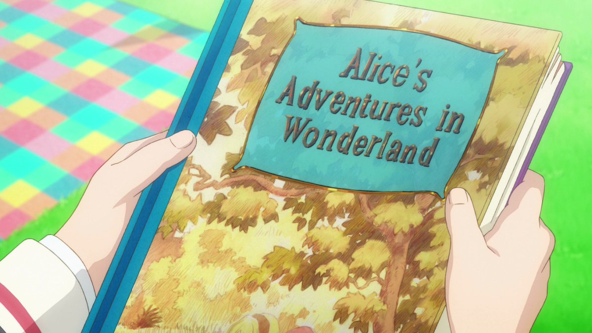 sakurachan84's tweet photo. A couple of days ago I found out from a dear friend that the Alice pop-up book that Rika gives to Akiho as a present via Sakura in ep. 18 of the Clear Card anime was almost surely based on Robert Sabuda's Alice pop-up book! 
Sooo I said...I have to buy it!! 😆❤️
👇🧵 https://t.co/kn6m98dYmi