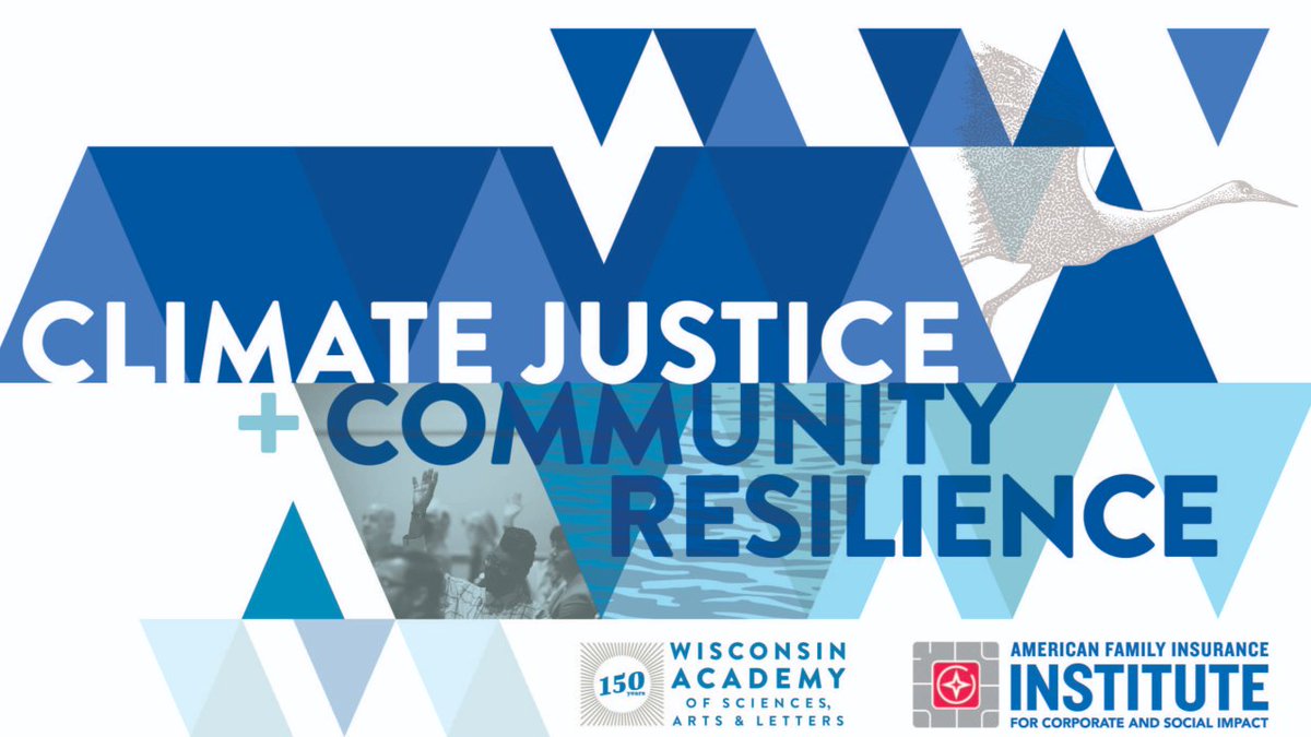 As part of our commitment to #ClimateAction and #CommunityResilience, we partnered with the @WASAL to host the #ClimateJustice and Community Resilience Summit, June 22-23 in Madison, WI. Join us! Register today ➡️ wisconsinacademy.org/evenings/clima…