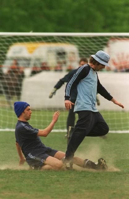 Liam Gallagher and Damon Albarn