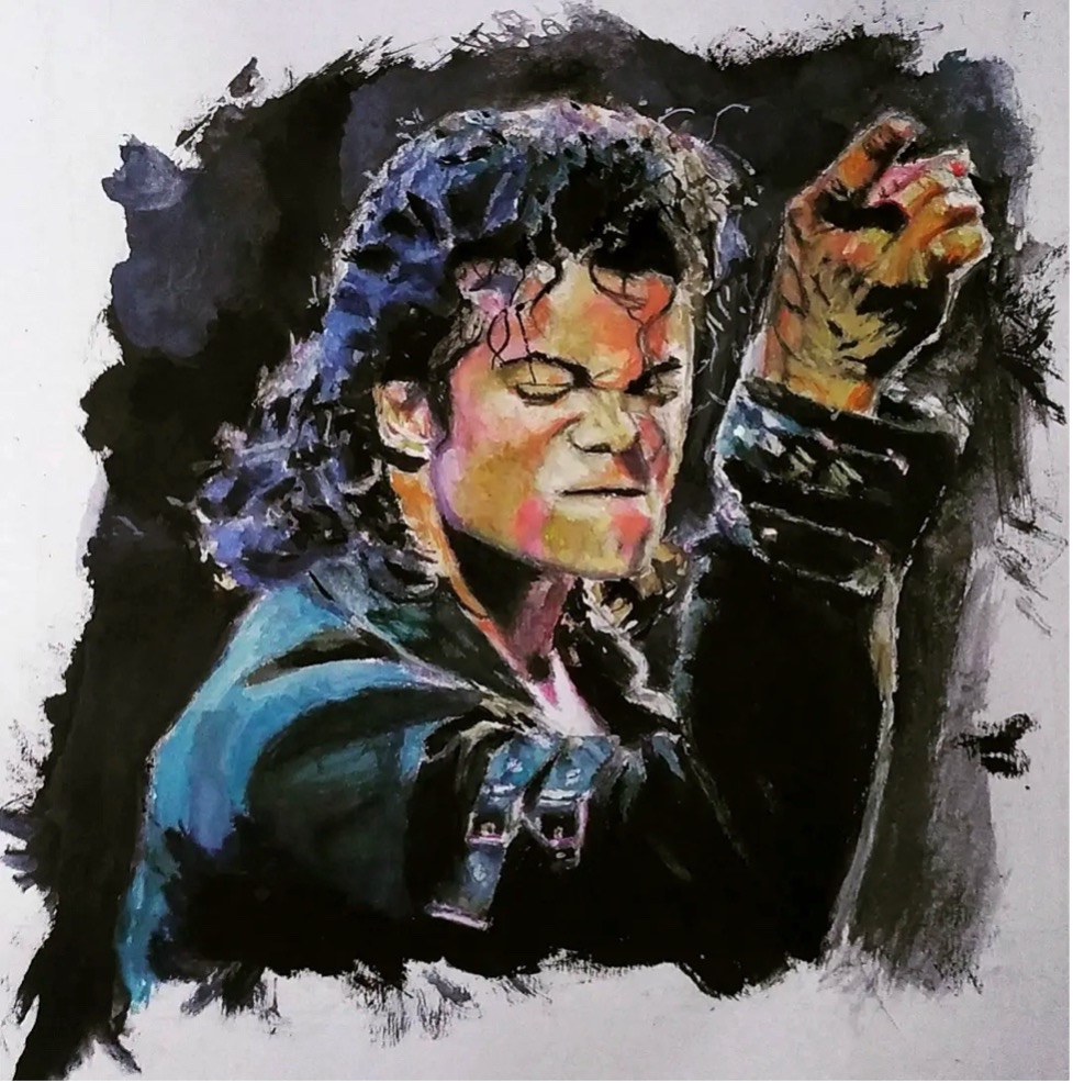 A fan shared with the MJ community this portrait of Michael performing. You can do the same here by uploading yours here: michaeljackson.com/community/fan-…

#MyMJFanArt