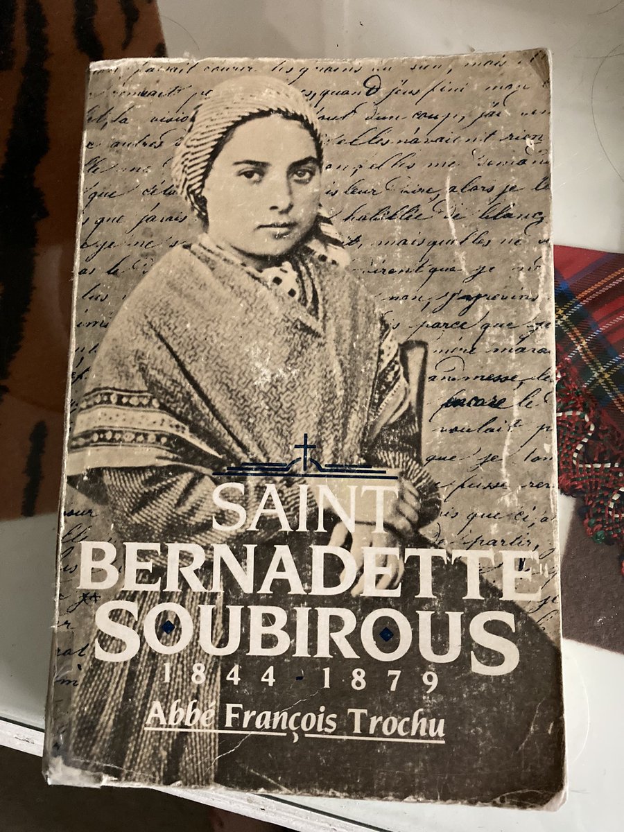 @CatSzeltner @matthadro I read this one 2-3 times in high school 😇 St. Bernadette is my confirmation Saint. I hope you have a wonderful and blessed time in Lourdes ❤️