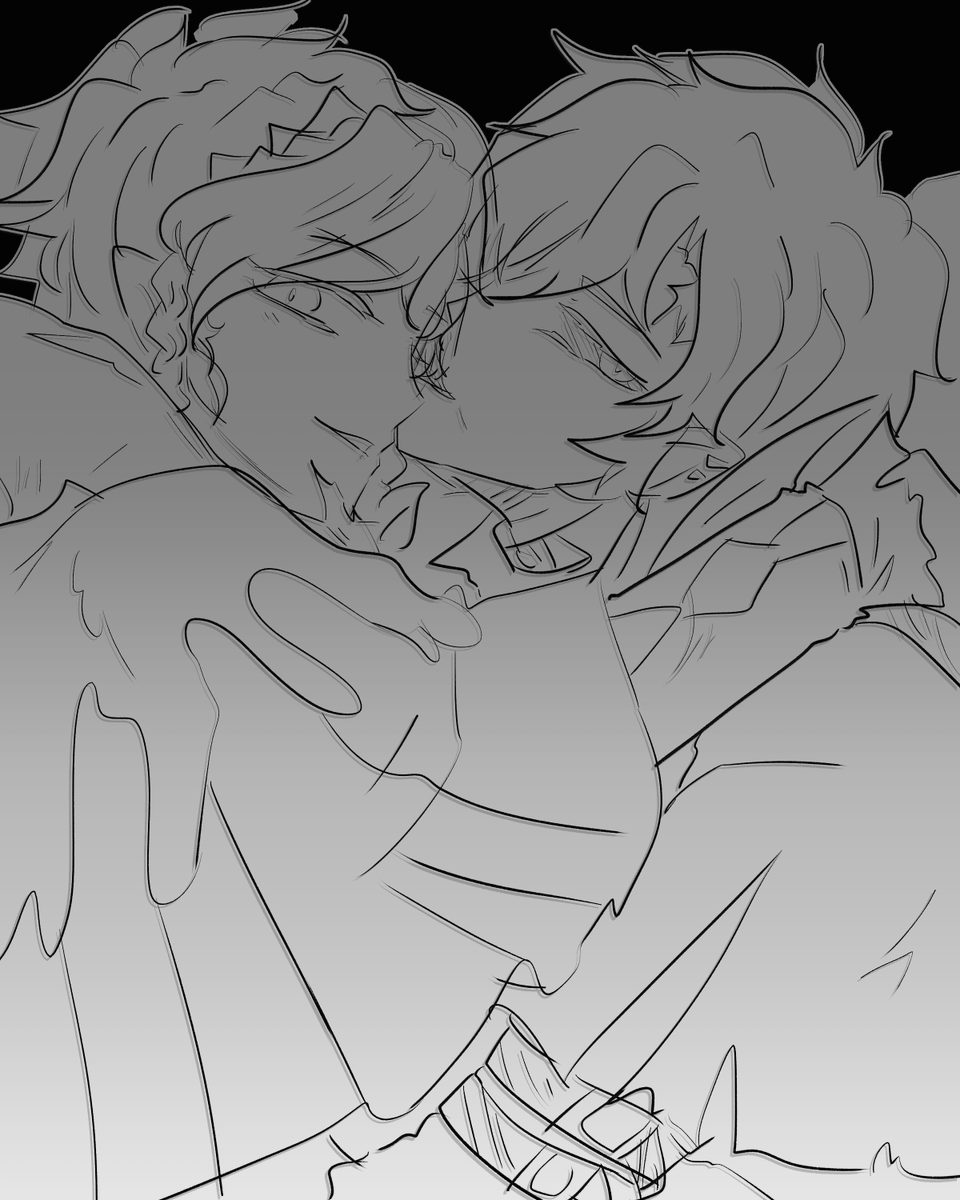 Ayanea_Syah's tweet photo. Barber [Jack] &amp; Baker [Jack]

i just wanna doodle something before I eat 

#IdentityV #identityVイラスト #identityvfanart #identityVjack #JackManorAU https://t.co/wAtUnn2NTR