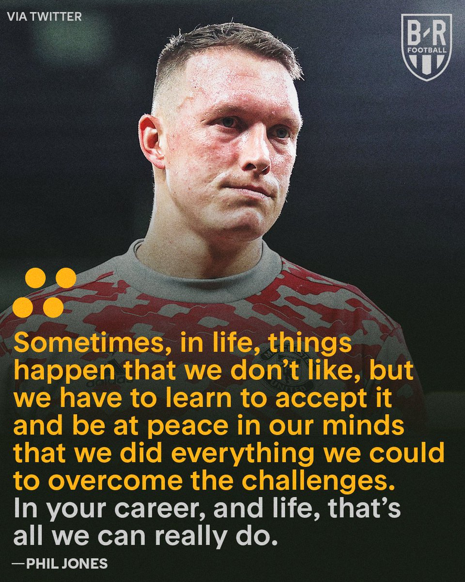 brfootball's tweet photo. Phil Jones sends a classy goodbye to Manchester United ❤️ https://t.co/MeY1RDv9Qu