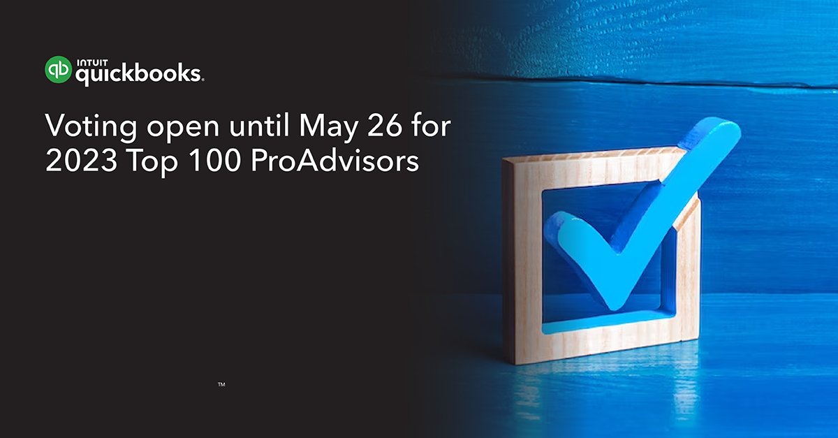 _tedcallahan's tweet photo. Alright, everyone, it is time to cast your vote! The search has started for Insightful Accountant's 2023 Top 100 #ProAdvisors. Cast your ballot for up to three ProAdvisors. Voting closes on May 26 so don't wait. Learn more here: https://t.co/Y9qjtPc5ut @InsightfulActnt https://t.co/LB1MuoZYsM