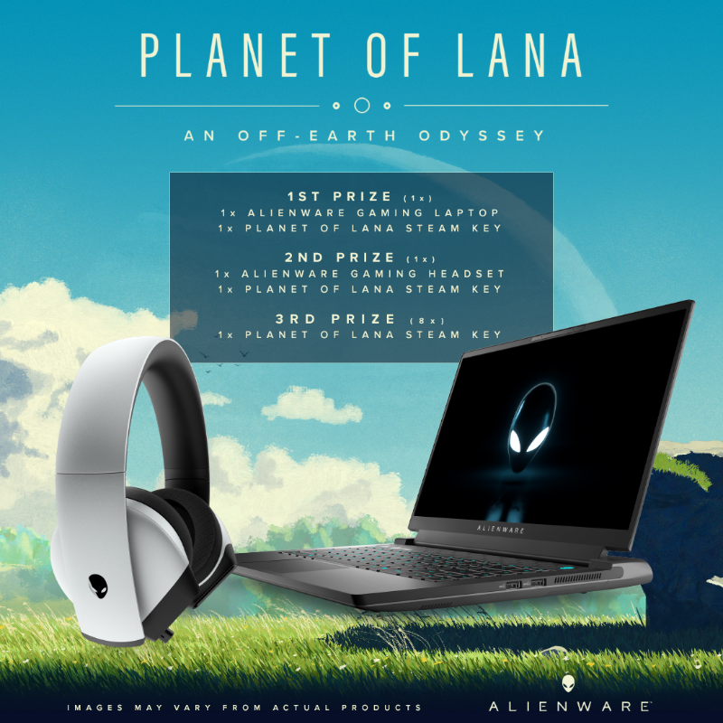 Thunderfulgames's tweet photo. 🏆SWEEPSTAKES!🏆

To celebrate the launch of @planetoflana next week we're giving away an @alienware gaming laptop! 🥳💻 Want to be in with a chance to win?

Just click on the image below for all the ways to enter! Sweepstake ends 28 May 2023.

⬇⬇⬇