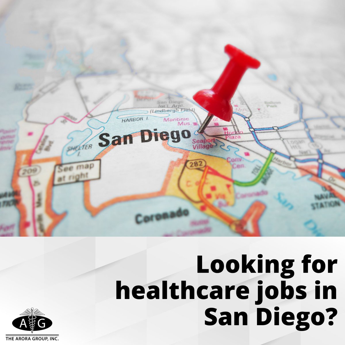 Join the growing healthcare industry in San Diego with numerous open job opportunities waiting for you! Browse here: nsl.ink/abxq

#AroraGroup #Healthcarejobs #MilitaryHospitals #SanDiegojobs #CaliforniaJobs #Physicianjobs #Nursingjobs #Alliedhealth #Militarycontract