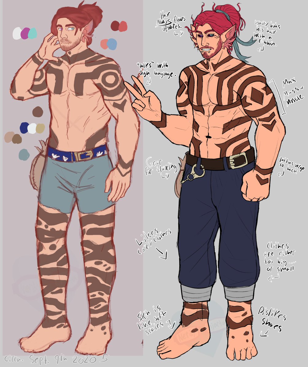 acesudraws's tweet photo. Finally redid Foss’s sheet!

Some small things:
- Collects a variety of sea life, but enjoys seashells the most.
- His vocal cords can never properly be fixed. No longer remembering what his voice ever sounded like. 
- He dislikes salt.

[#oc #owncharacter #mermay2023] https://t.co/MOwj20CW54
