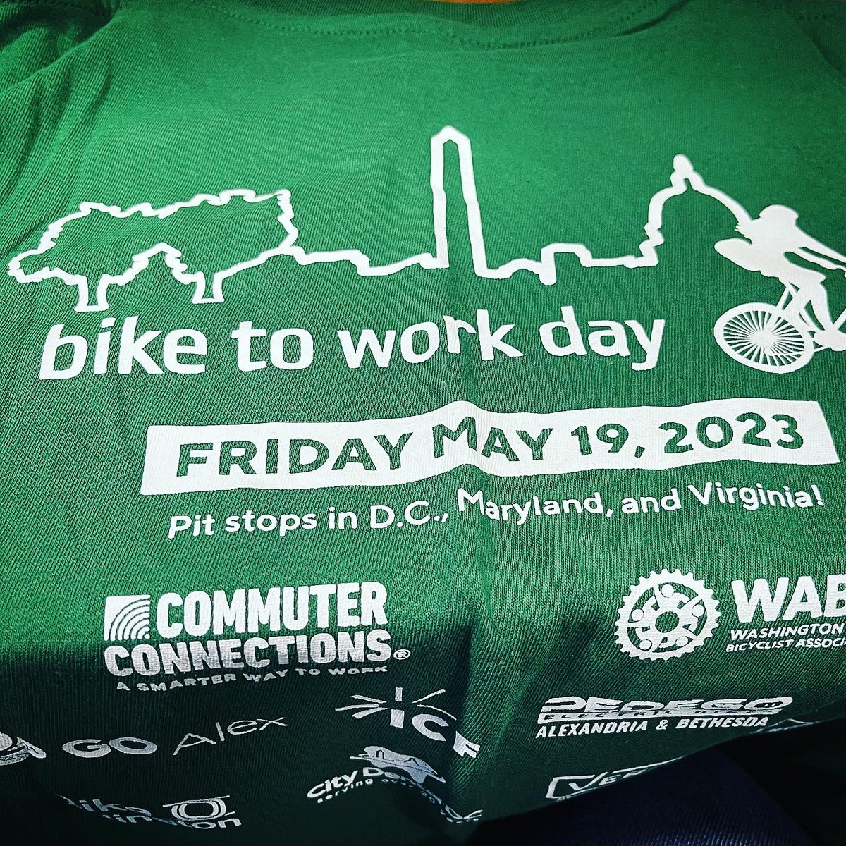 #BikeToWorkDay was a beautiful way to end the week!! Thank you #WashingtonAreaBicyclistAssociation for making this a thing!! #CapitalBikeshare was also quite CLUTCH!! #WashingtonDC #NationalMall #GreatWeather #WharfDC