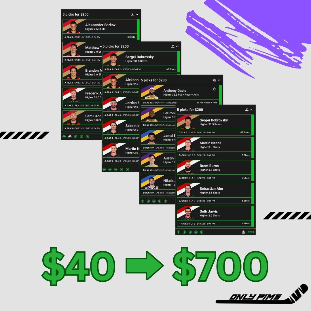OnlyPims's tweet photo. Look at those @UnderdogFantasy results 🤑 https://t.co/W2XsN9t08V