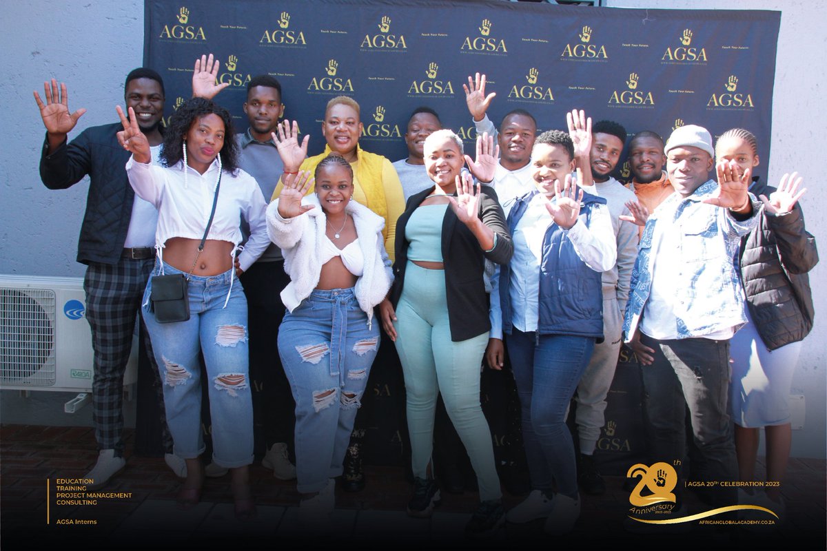 agsa_sa's tweet photo. Last Friday, we celebrated 20 years of touching the future! 

The journey has not stopped here. In fact, we are just getting started!

#TouchYourFuture #AGSA20Years https://t.co/1ZliNr5hJa