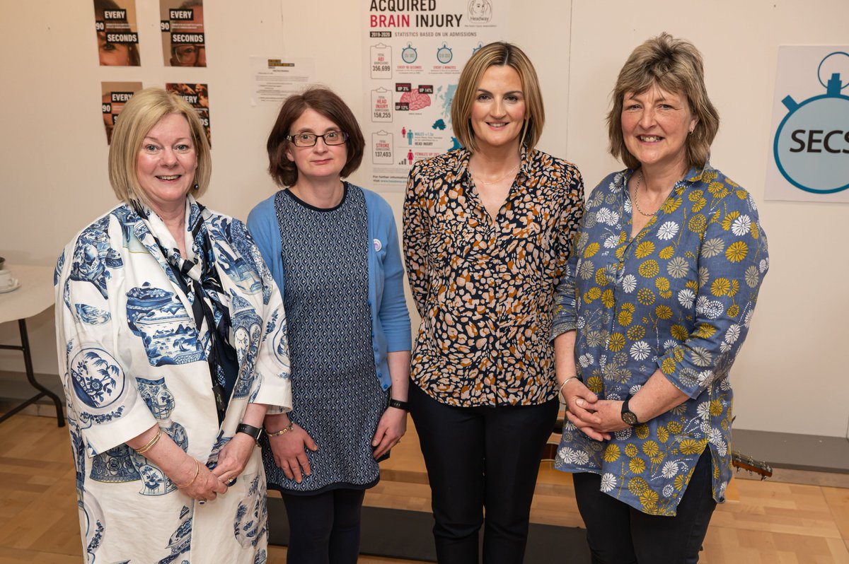 NICVA's tweet photo. Donna from our governance team was delighted to join our members Headway for their Celebration of Carers Exhibition in Ballymena.
The event showcased the creative works of carers and an opportunity to share their story.
#ABIWeek2023 #Every90seconds #TakeaSecond https://t.co/FbLRwjWKJi