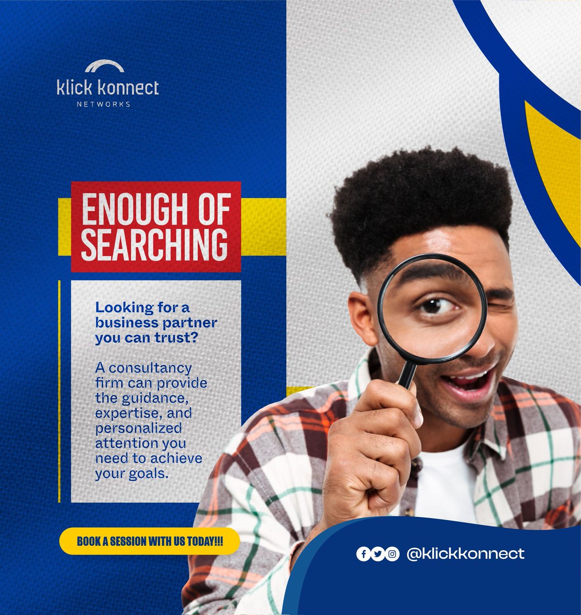 klickkonnect's tweet image. 📍 ENOUGH OF SEARCHING
You don&apos;t have to stress yourself over the weekend...

We&apos;ve GOT YOU!
BOOK A SESSION WITH US VIA THIS MEDIUM

#partnership #expertise #personalizedattention #consultancysolutions #effectiveness #winningstrategy #outsourcing #consultancy